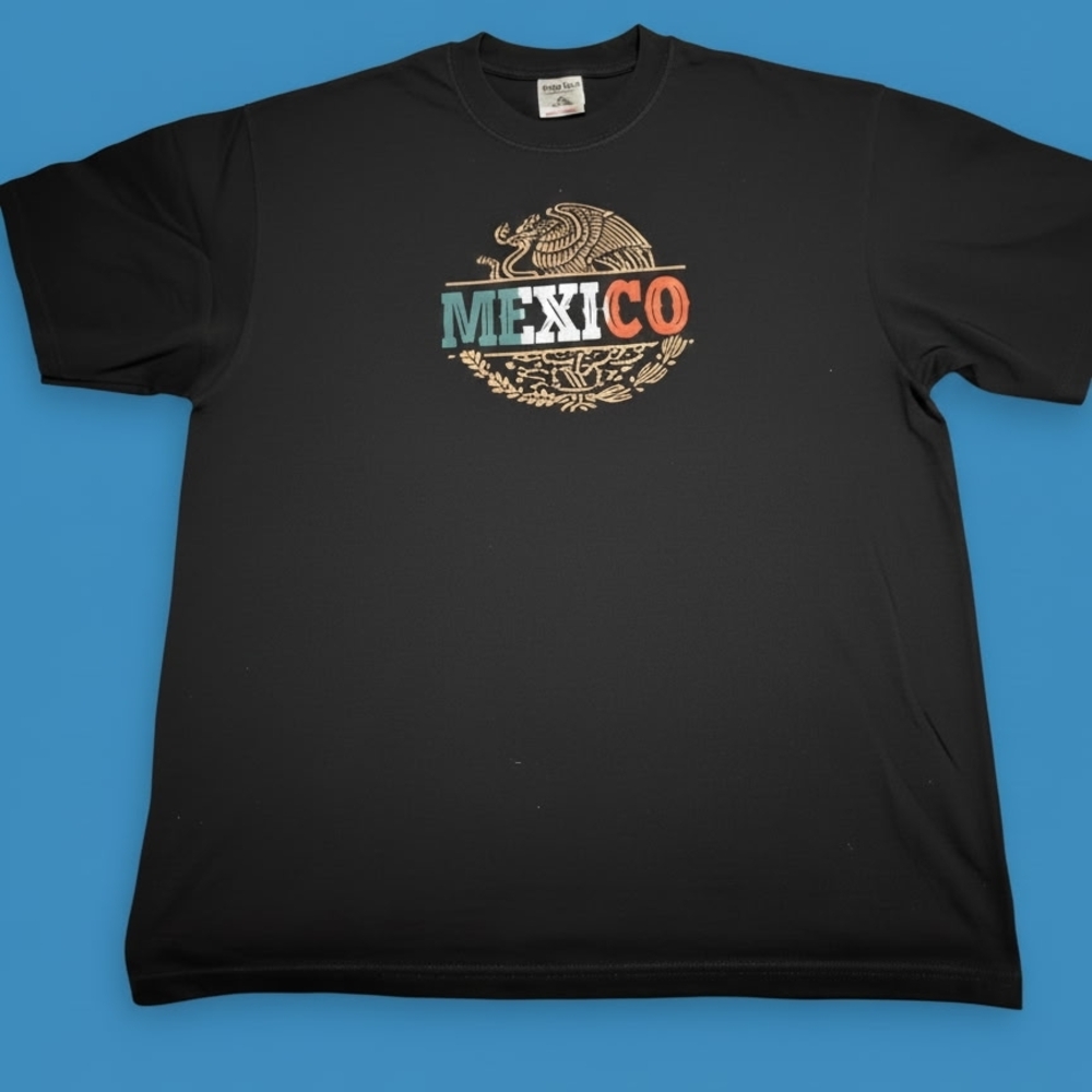 Mexico Emblem Black T-Shirt